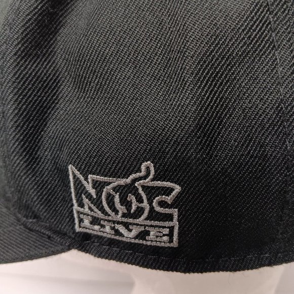 Warning Nitro Circus Live Cap Black NOC Hat Embroidered Snap Back READ - Picture 6 of 9